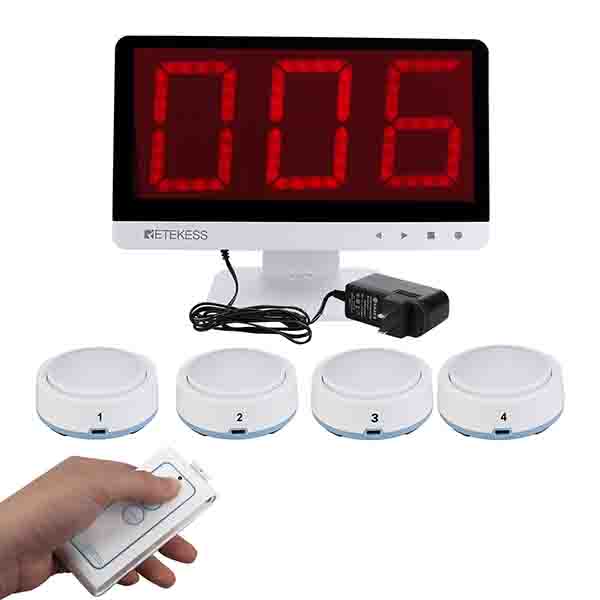 Retekess TM101 Juego Respuesta Zumbador Alarma para Fiesta