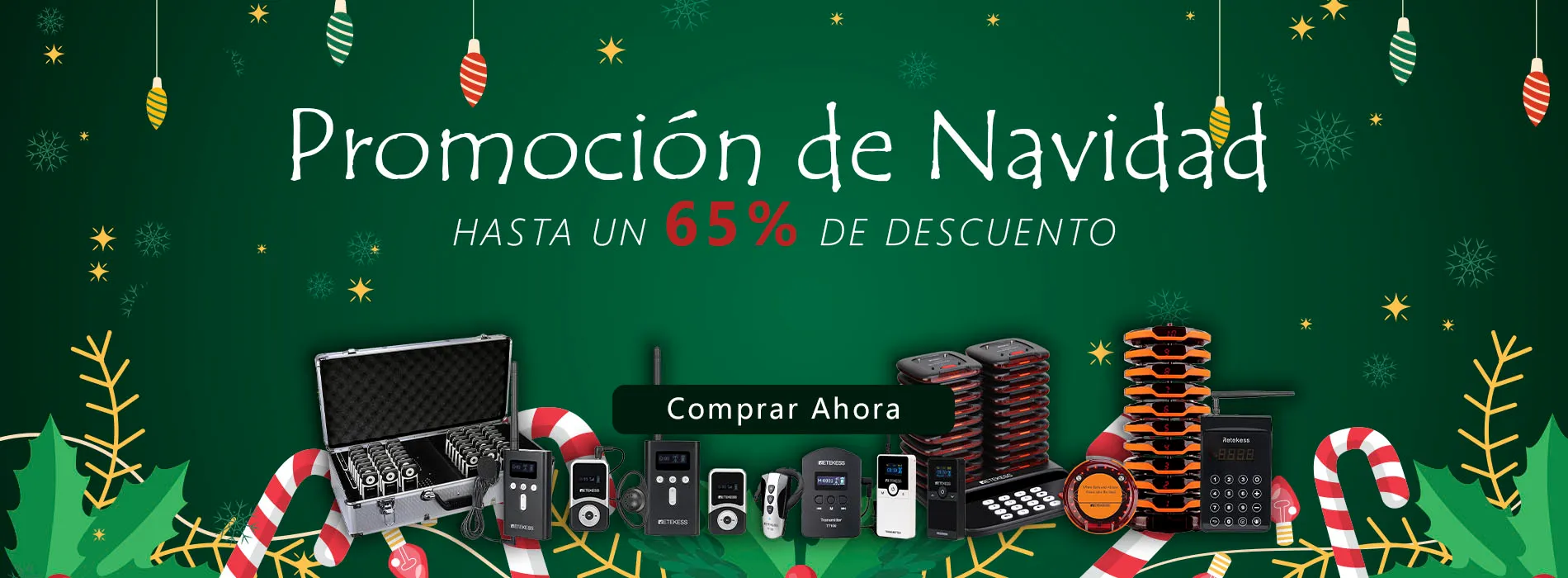 Retekess Gran Promoción de Navidad y Año Nuevo