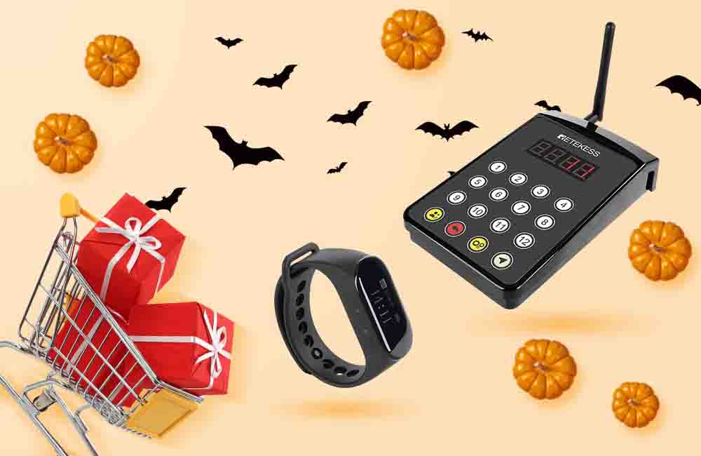 Ofertas de Compras del Sistema de Llamadas de Servicio de Halloween