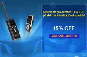 15 % de Descuento en el Dispositivo T130S Audio Tour por Tiempo Limitado doloremque