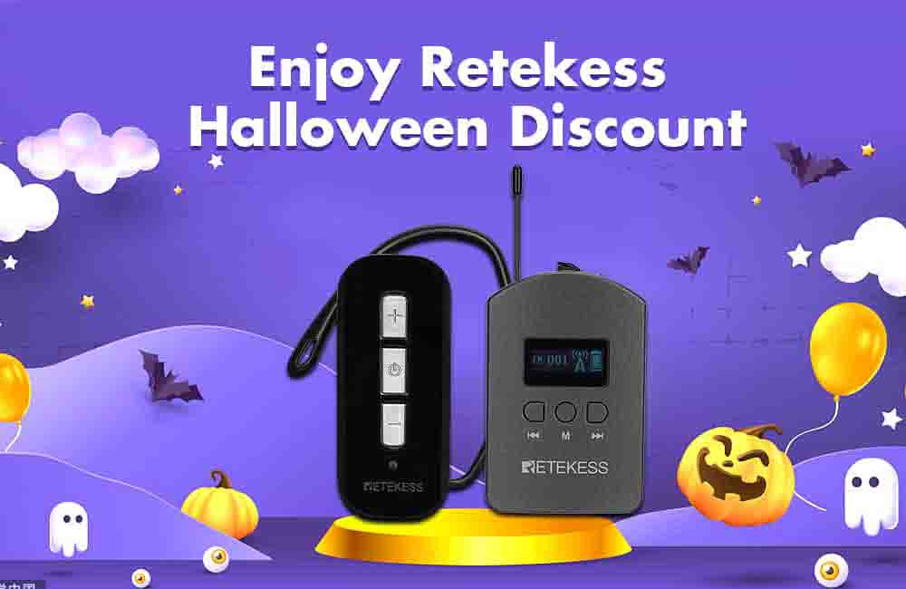 Retekess Descuento de Halloween para el sistema de guías turísticos