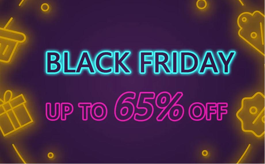 ¡Oferta Doble de fin de año del Black Friday con Hasta un 65% de Descuento