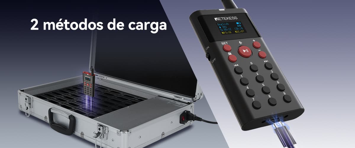 sistema-de audioguia-retekess-tt127-con-bateria-de larga-duracion